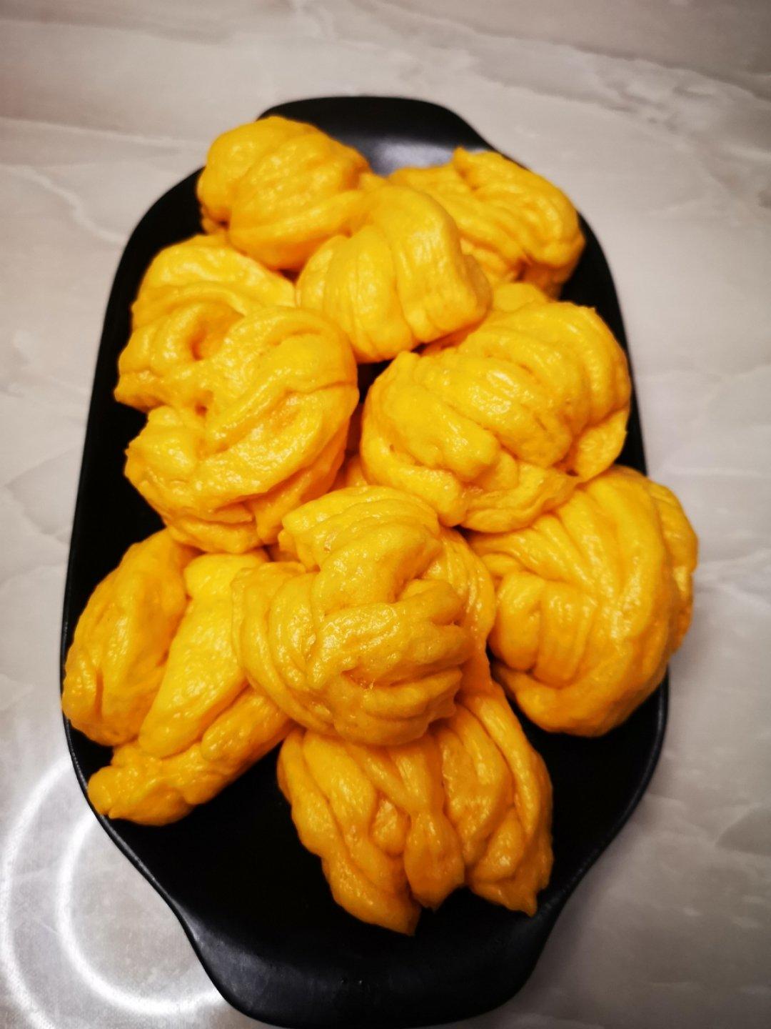 胡萝卜汁花卷馒头