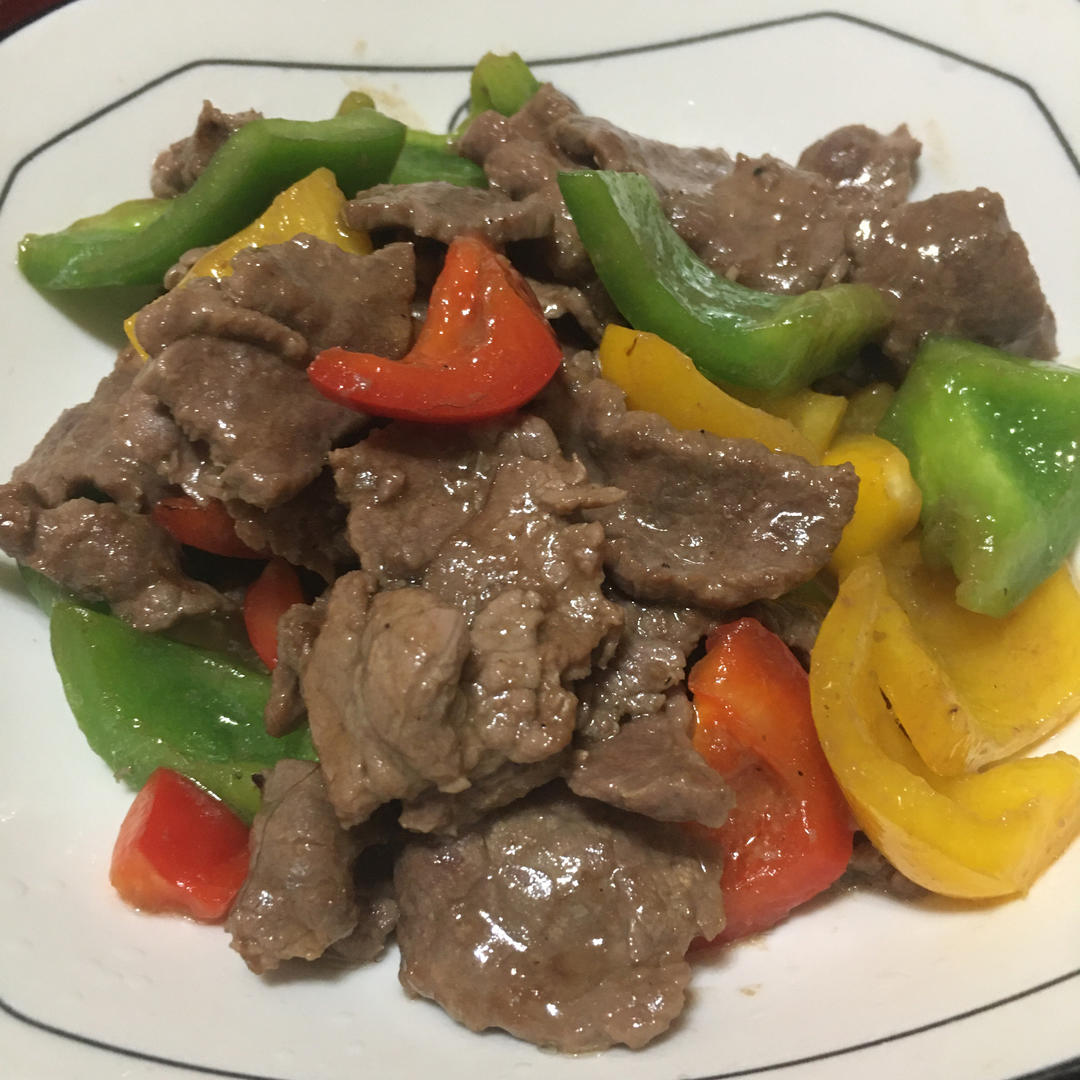 孜然土豆炒牛肉