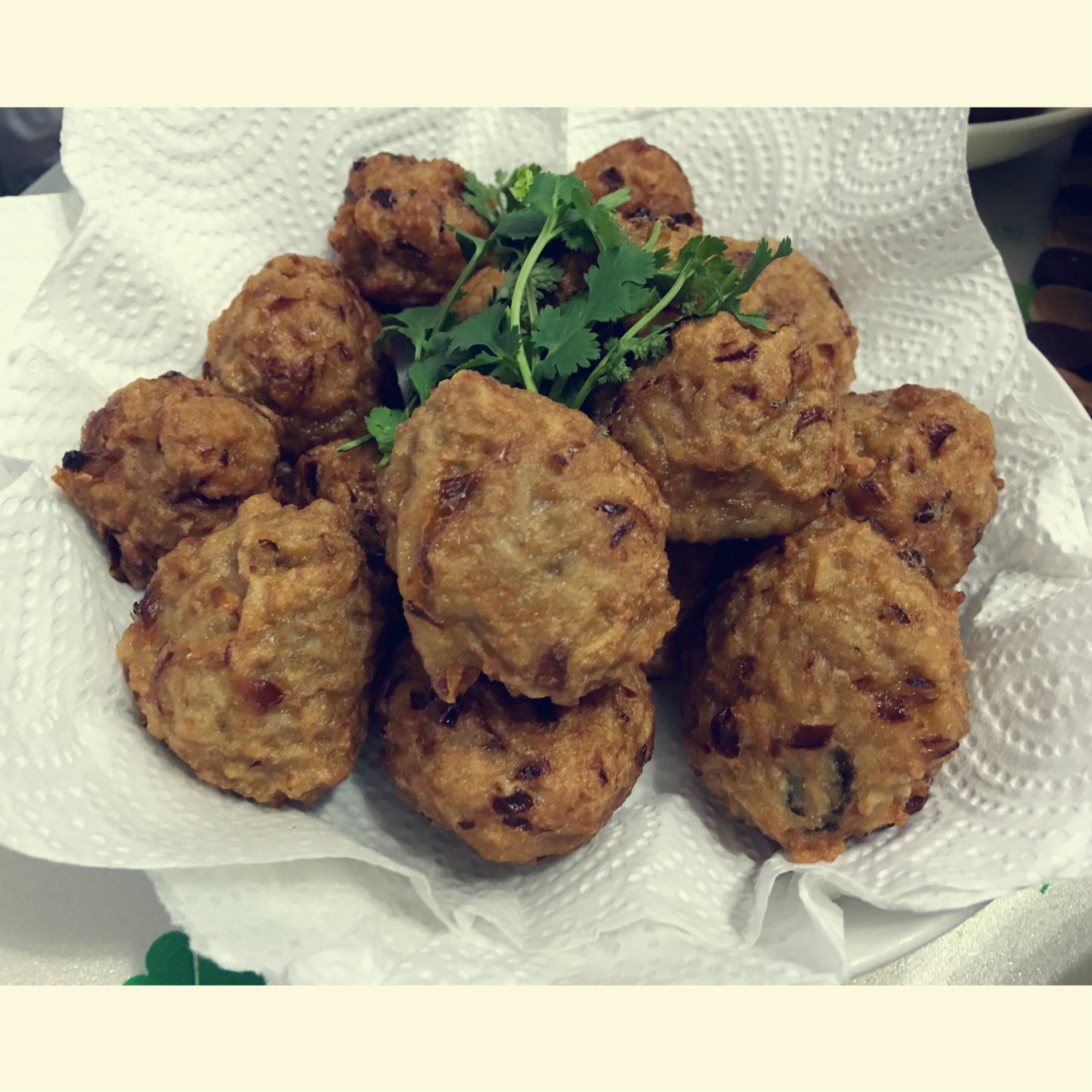 炸莲藕猪肉丸子-年味