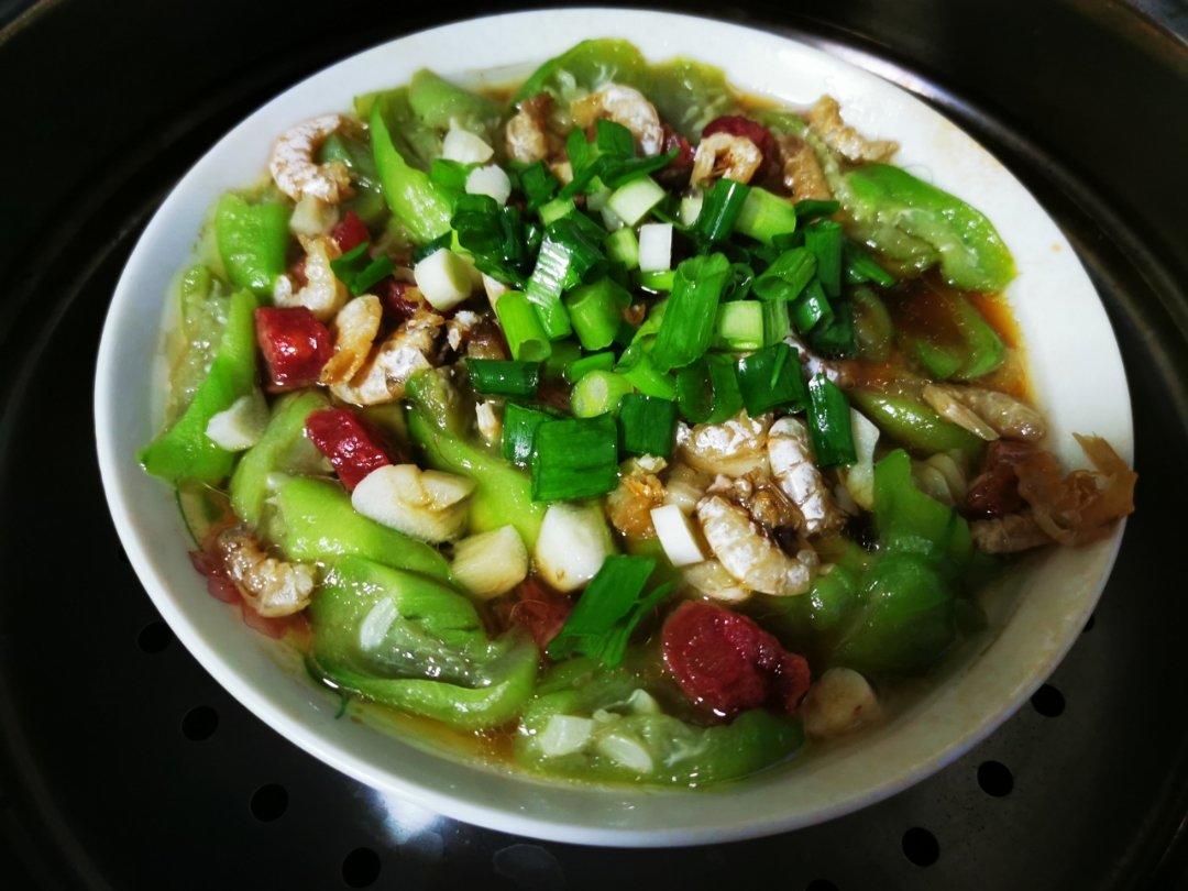 【丝瓜蒸香肠】鲜嫩美味傻瓜菜