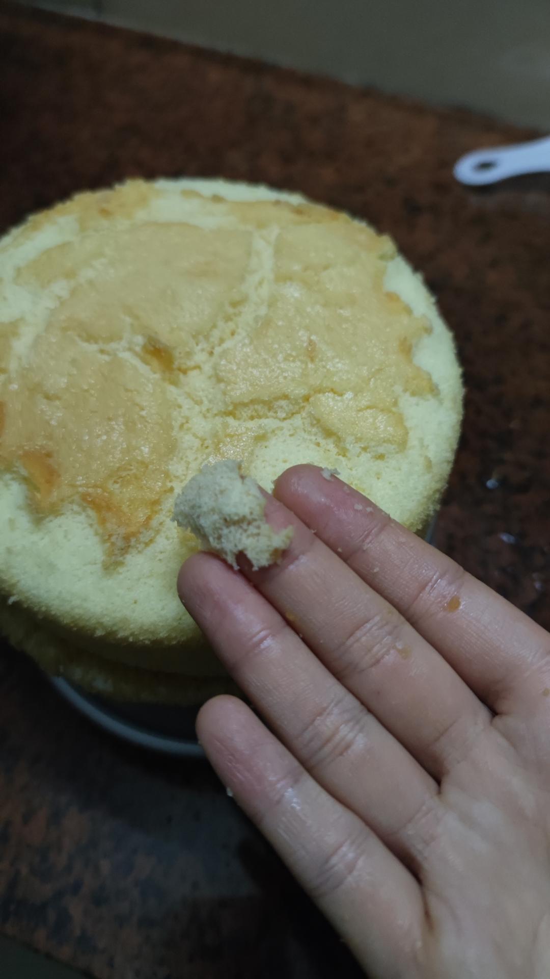 零失败6寸戚风蛋糕（十分钟制作，合适新手宝宝）