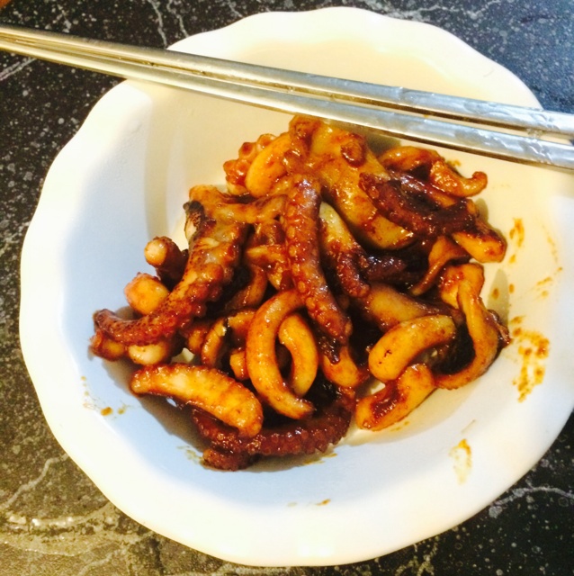 平底锅版铁板鱿鱼