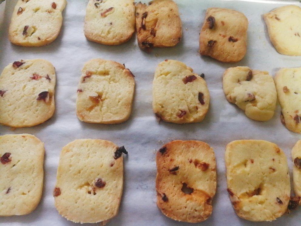 低糖少油版蔓越莓饼干