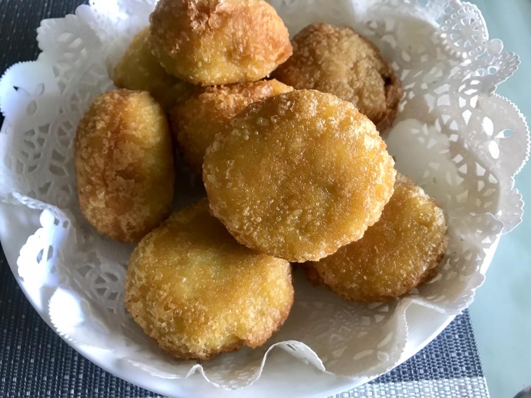 张家口人都爱吃的黄米面炸糕