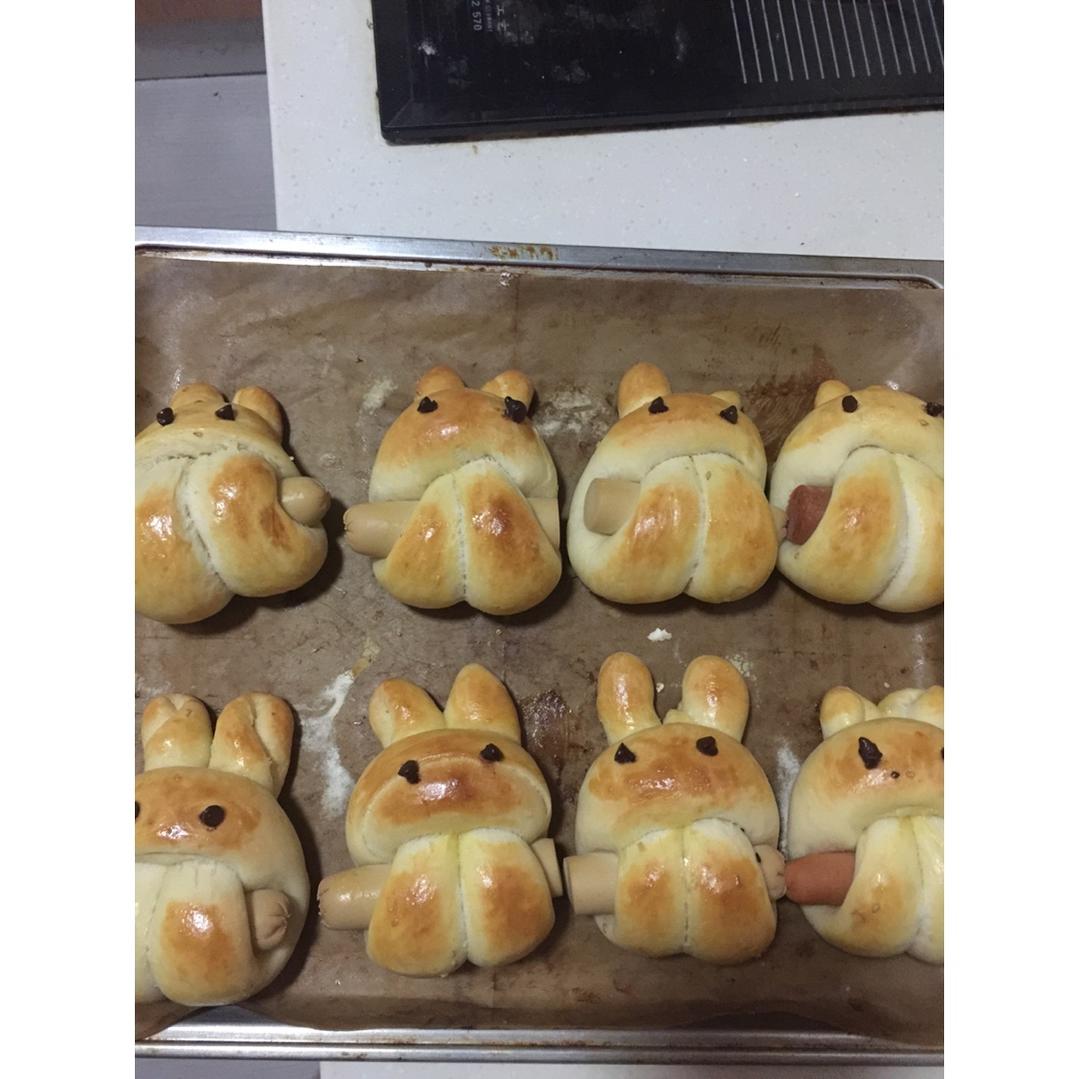 小兔子香肠包