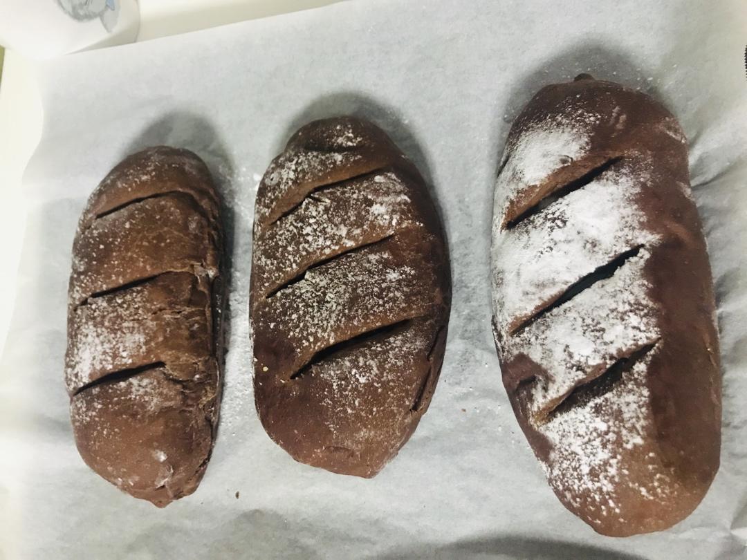 超级好吃简单好做的可可麻薯软欧面包