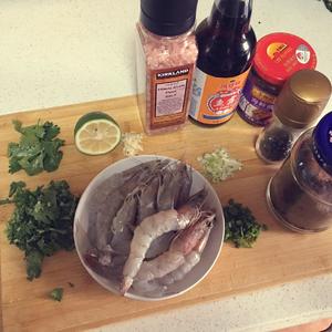 黑胡椒青柠虾的做法 步骤1