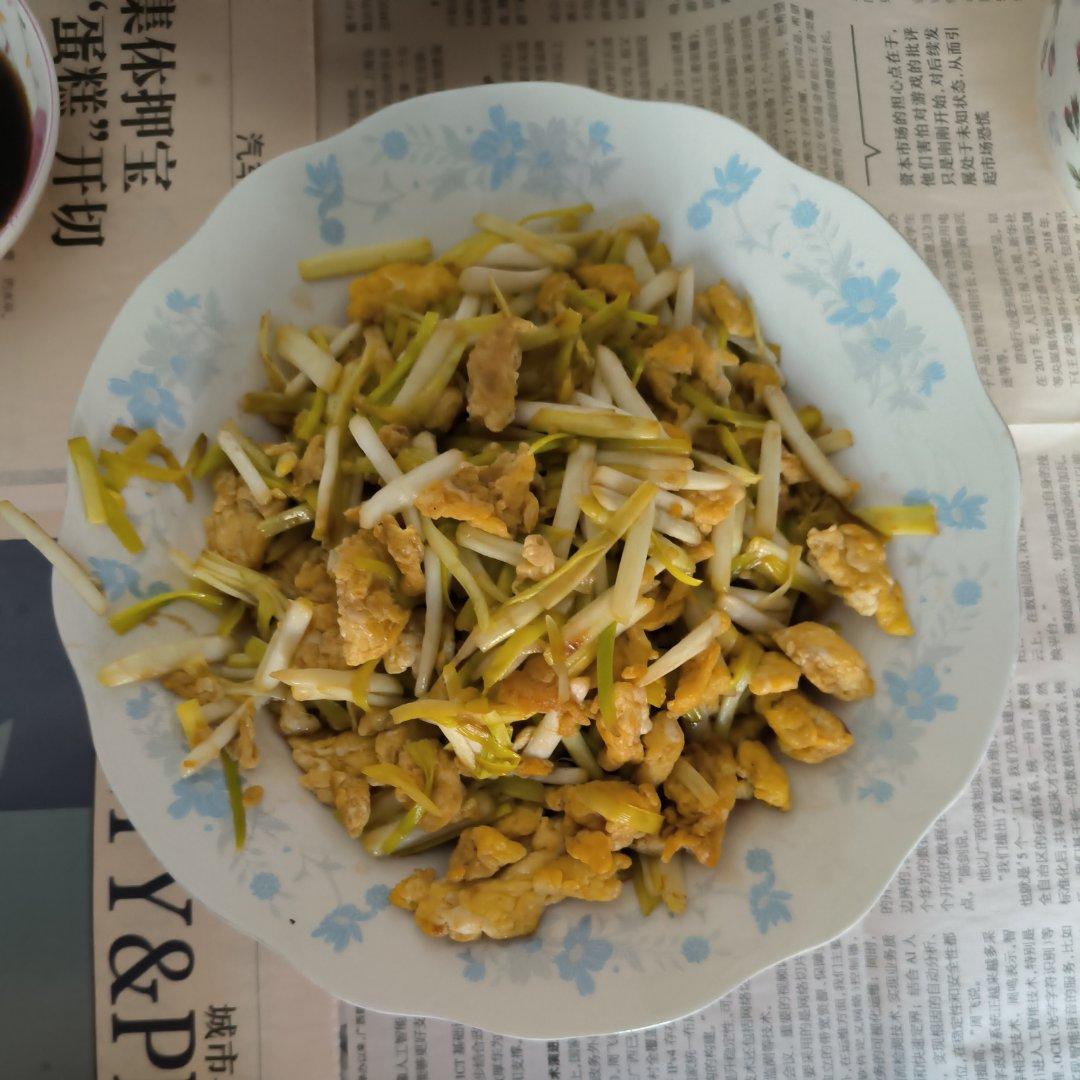 零失败韭黄炒蛋