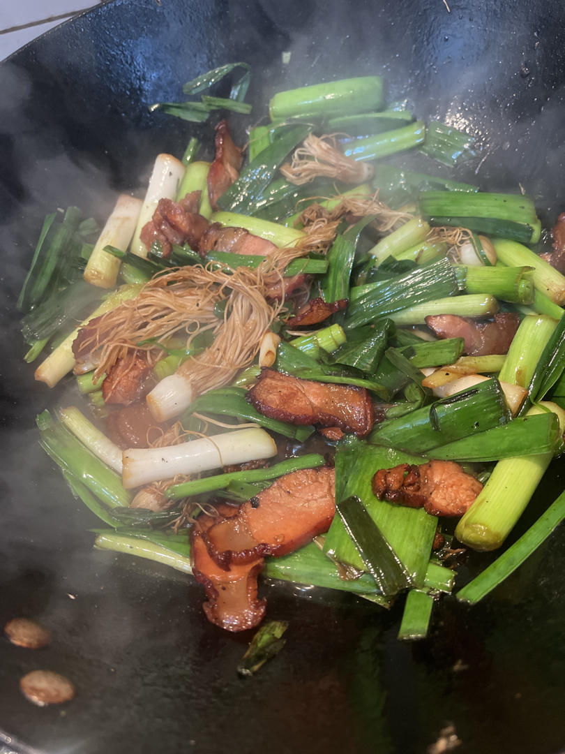 青蒜炒腊肉