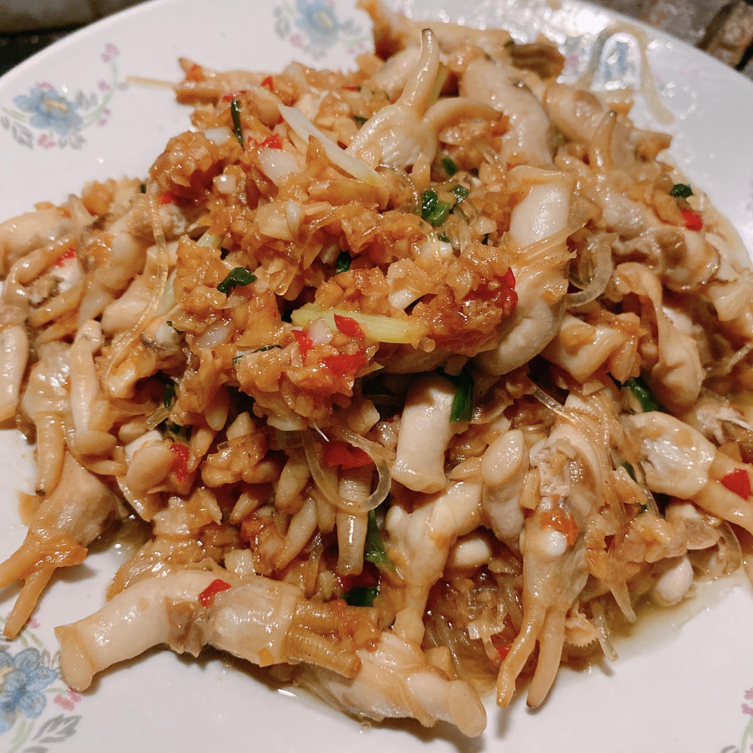 巨好吃---蒜蓉蛏子肉