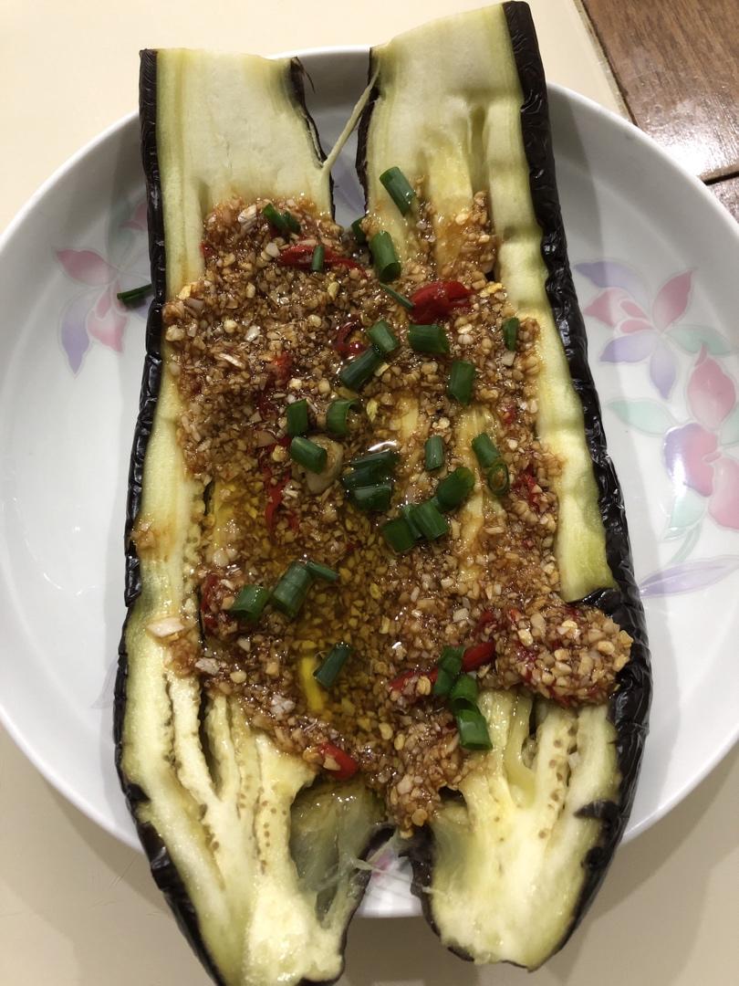 蒜蓉茄子，比烧烤摊的还好吃！