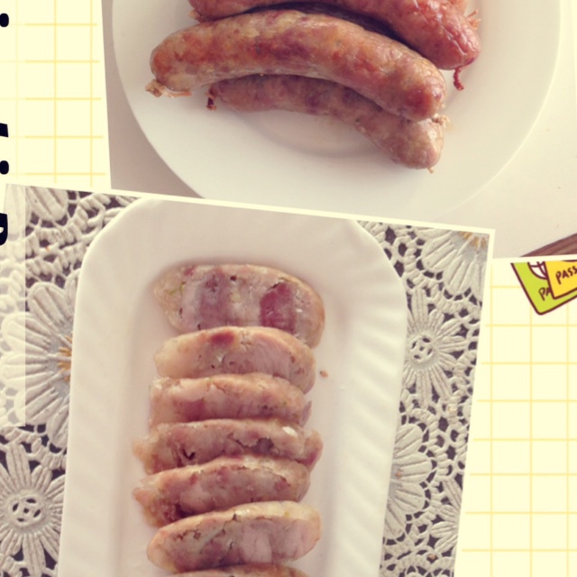 自制香肠 红肠 烤肠