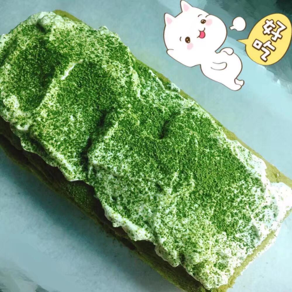 抹茶红豆蛋糕卷