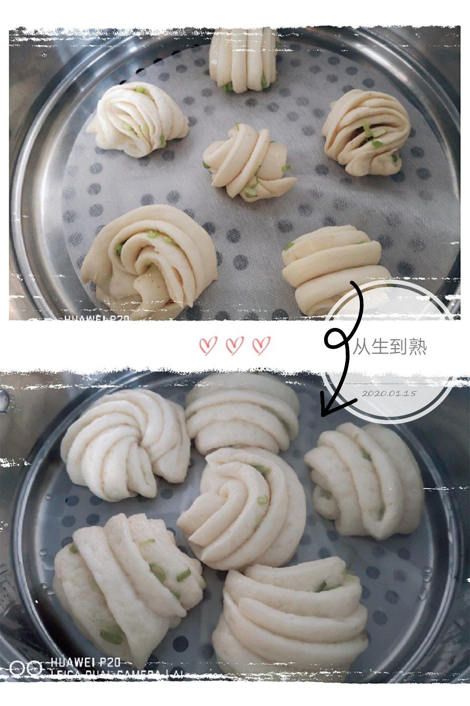 葱油花卷 Steamed Roll