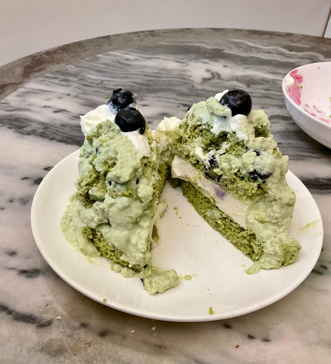 抹茶豆腐戚风🍵