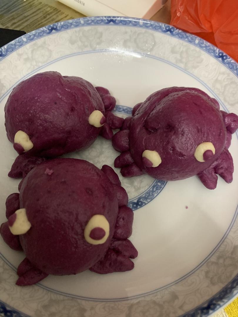 南瓜螃蟹馒头