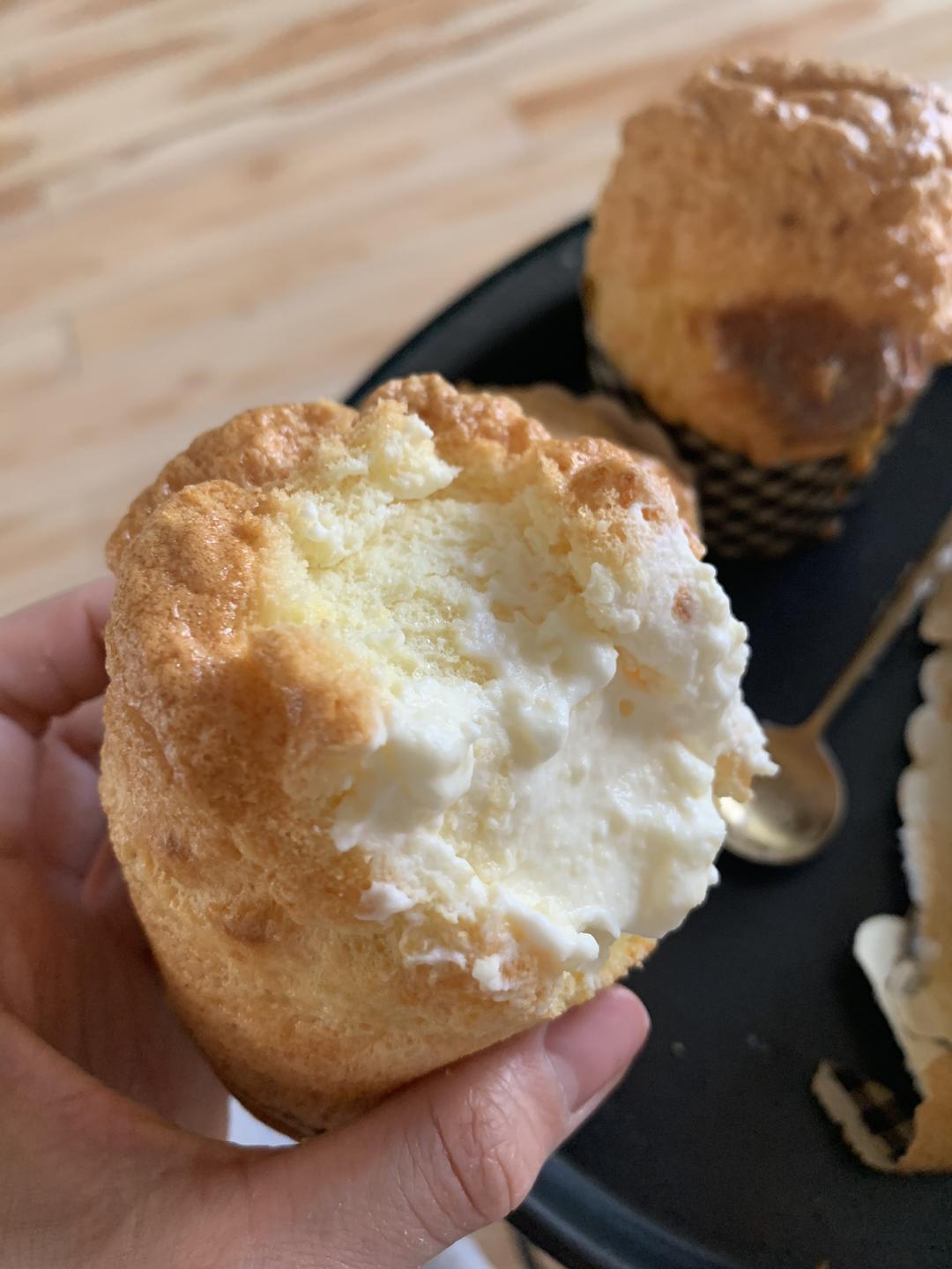 生酮无糖无粉大泡芙原材料极简超快手的做法