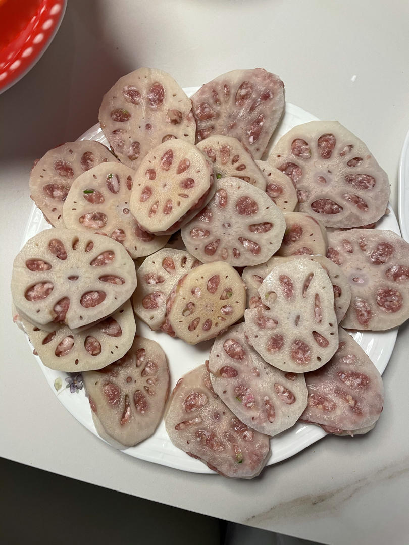 香煎葱香藕夹