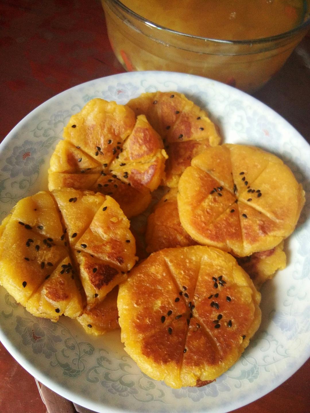 香煎南瓜饼