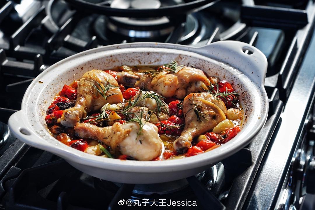 快手法香大蒜烤鸡腿