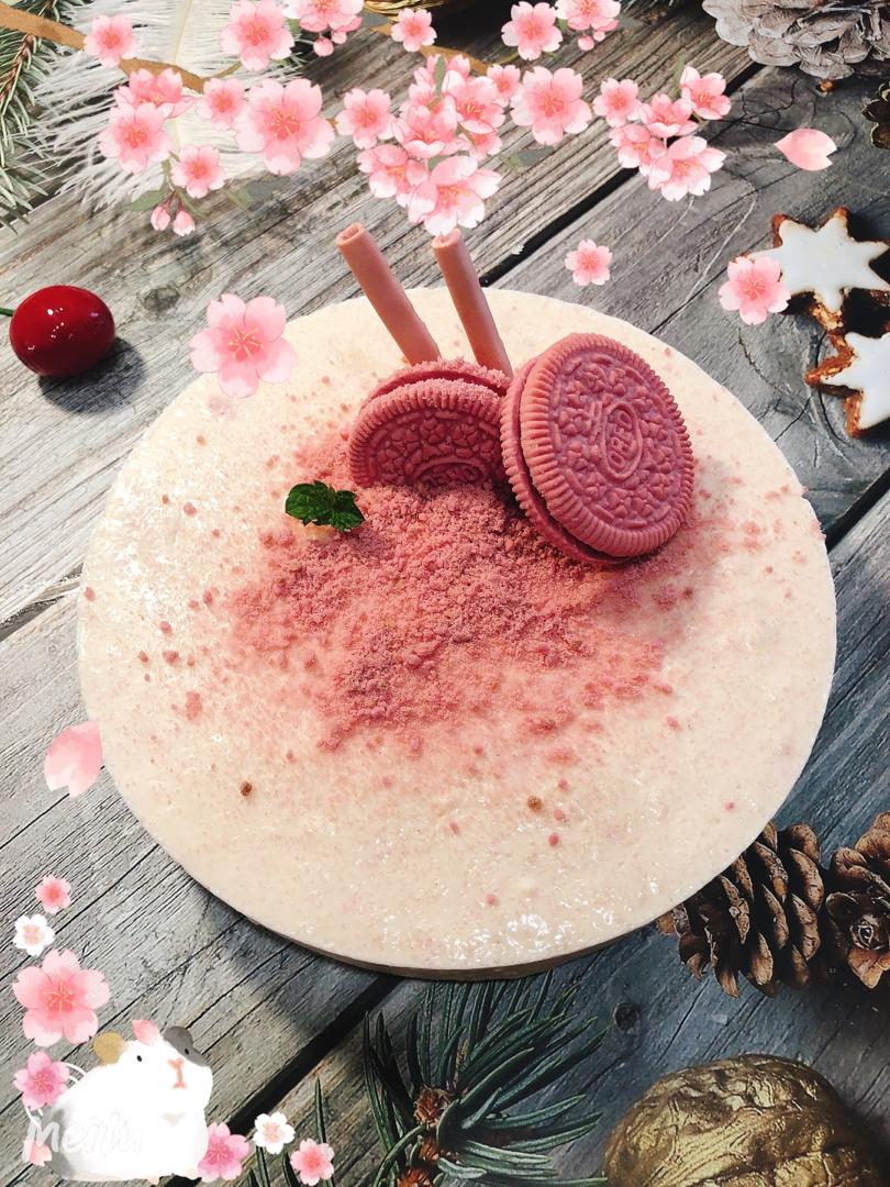 樱花奥利奥酸奶慕斯