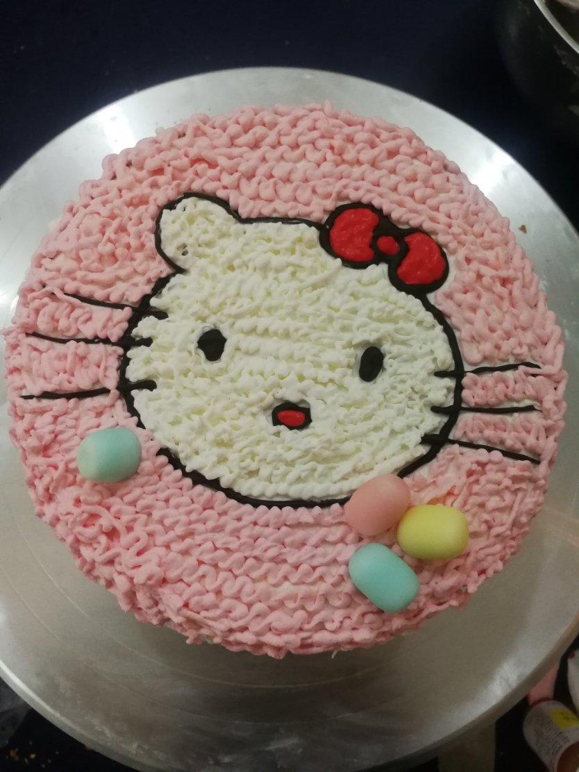 卡通生日蛋糕图案制作