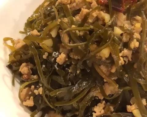 肉末海带丝的做法