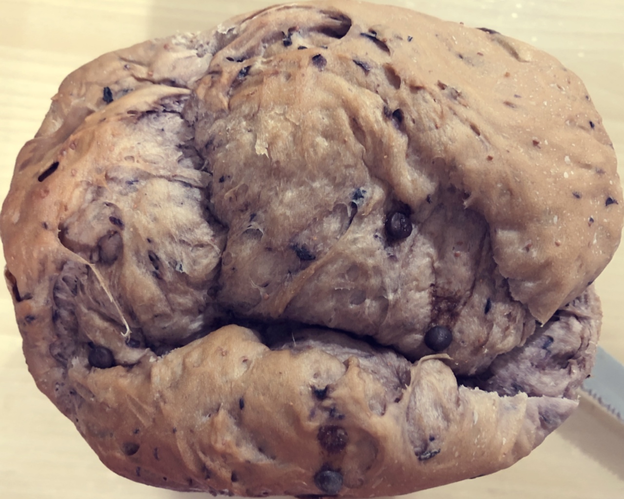 面包机版鲜蓝莓巧克力豆面包的做法