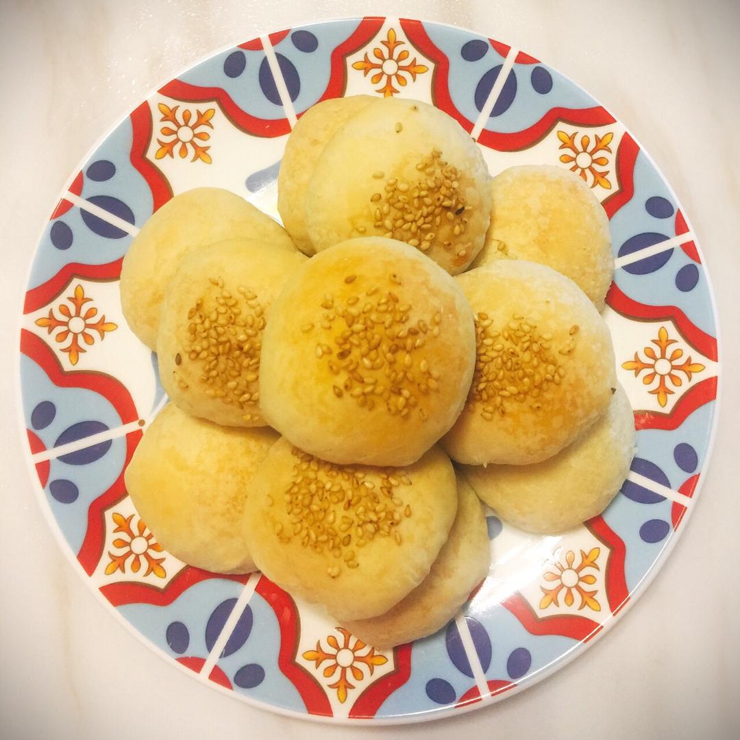 酥皮绿豆饼   酥得掉渣渣