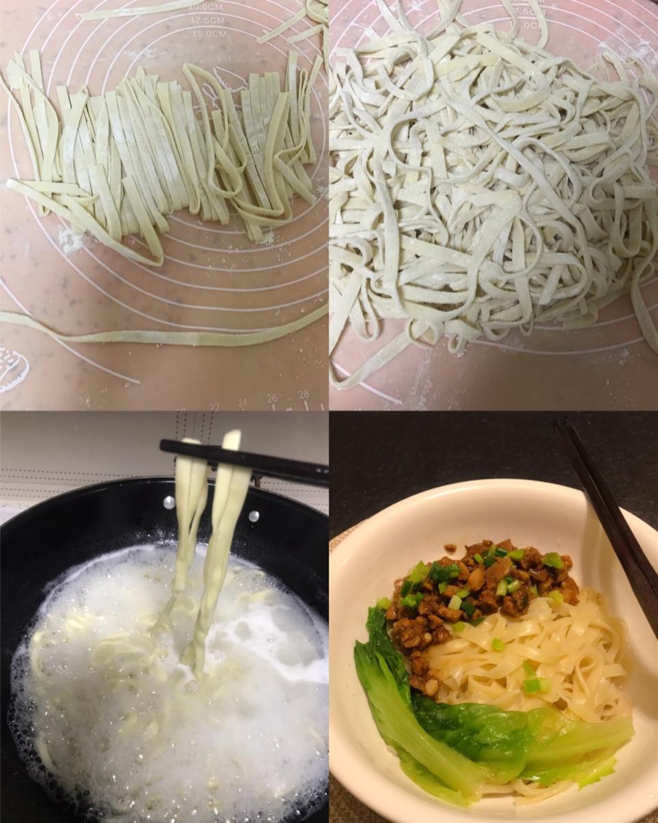 自制碱水面，碱面，热干面，云吞皮，馄饨皮