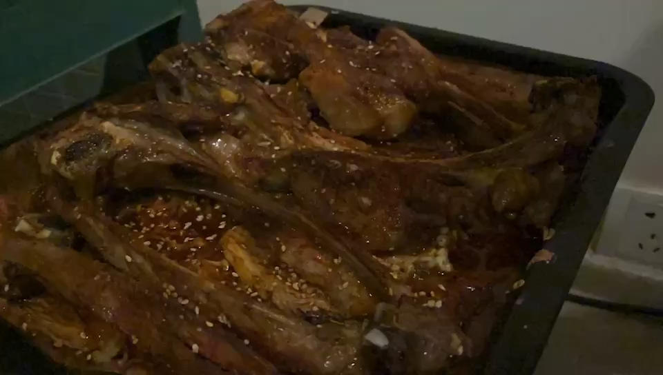 最简单的家庭版烤羊排