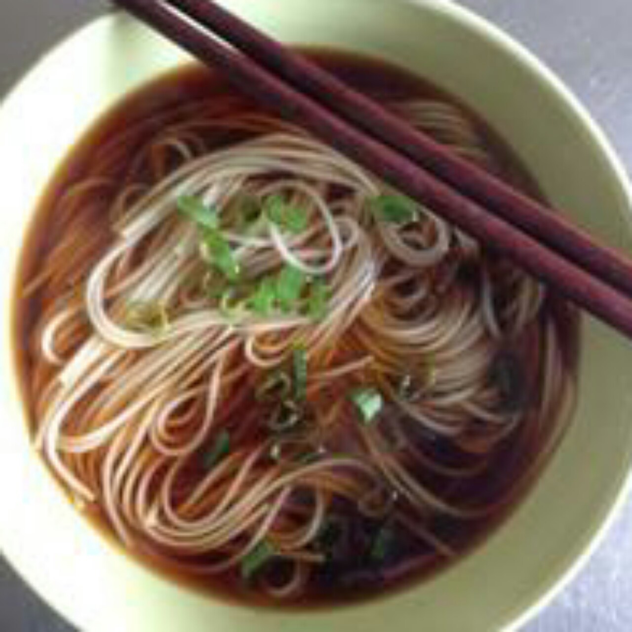 小葱麻油酱油面