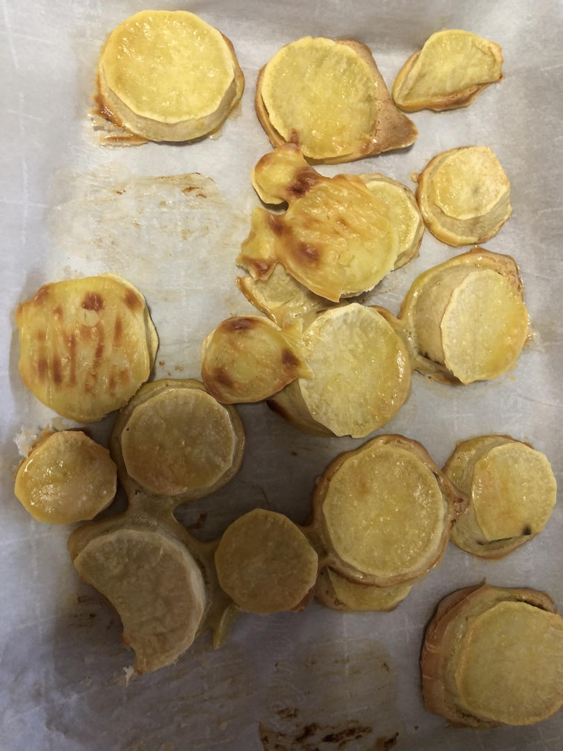 吃不胖的烤红薯片（无糖无油）