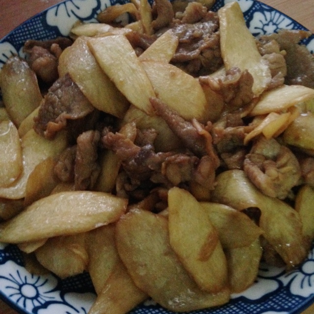 茭白炒肉