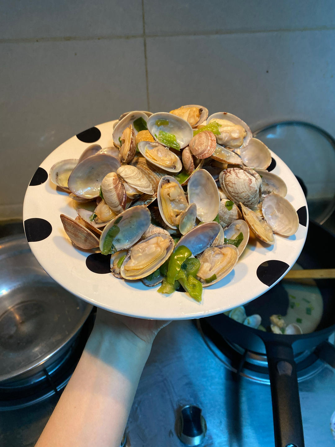3分钟快手菜——葱炒蛤蜊
