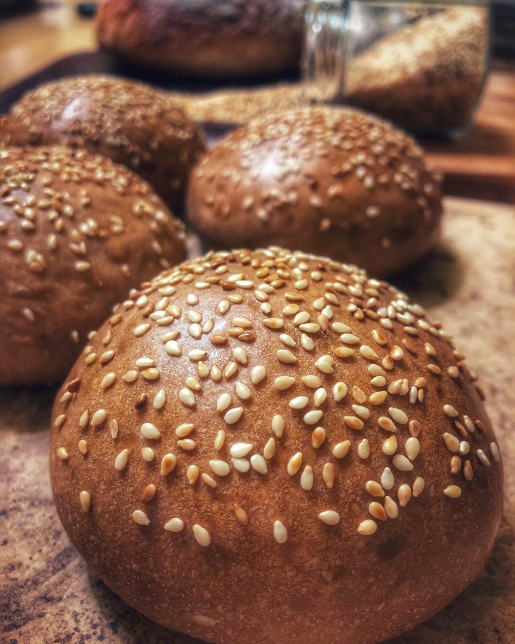 天然酵种汉堡胚