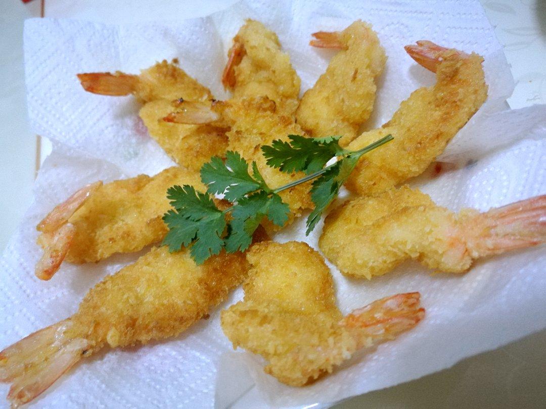 面包糠炸虾