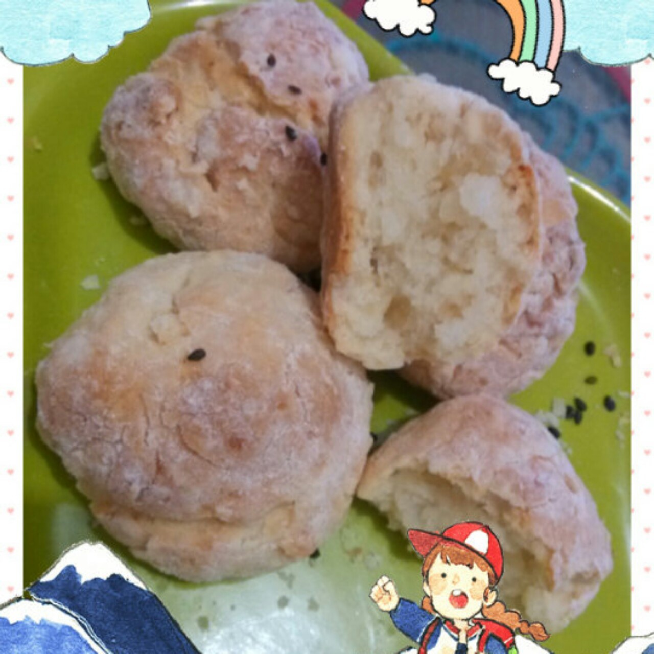 简单酸奶小面包