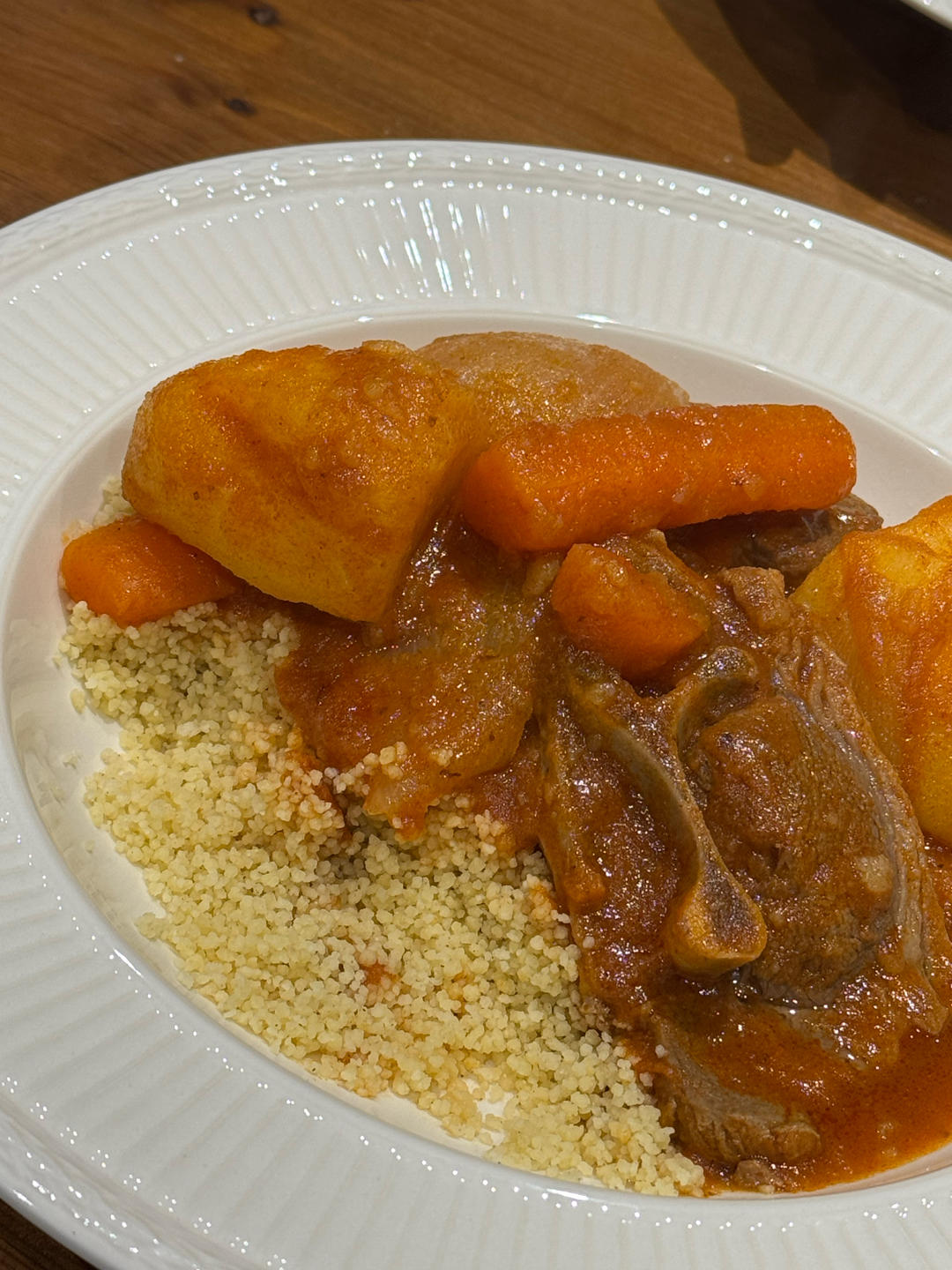 突尼斯朋友做的正宗古斯古斯面couscous