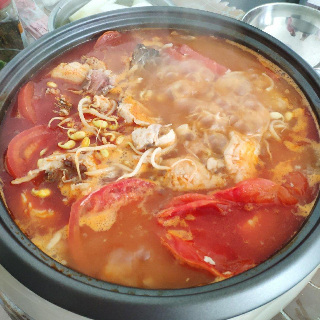 海底捞番茄豆腐鱼火锅