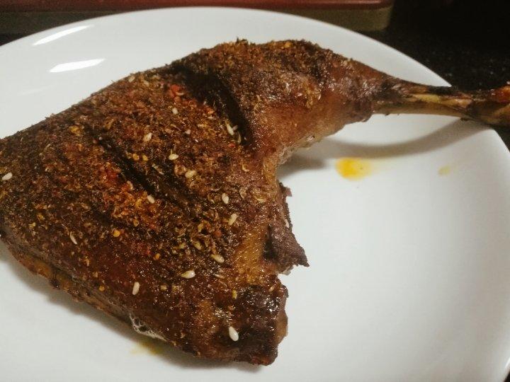 苏俏做的烤鸭腿