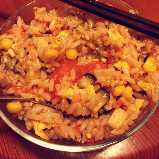 番茄鸡蛋炒饭