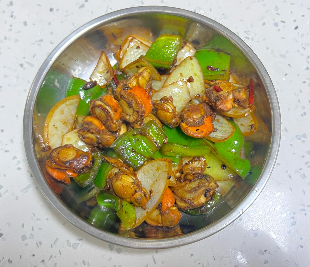 家常小炒扇贝肉