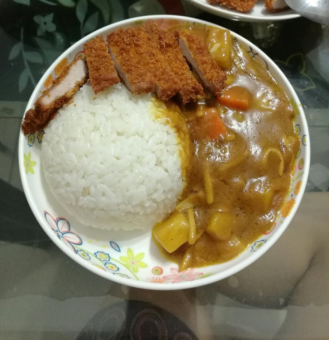 炸猪排咖喱饭