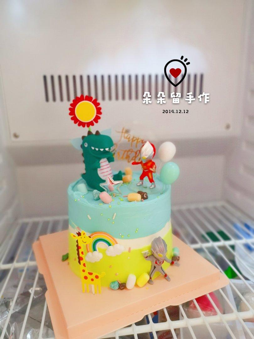 奥特曼生日蛋糕