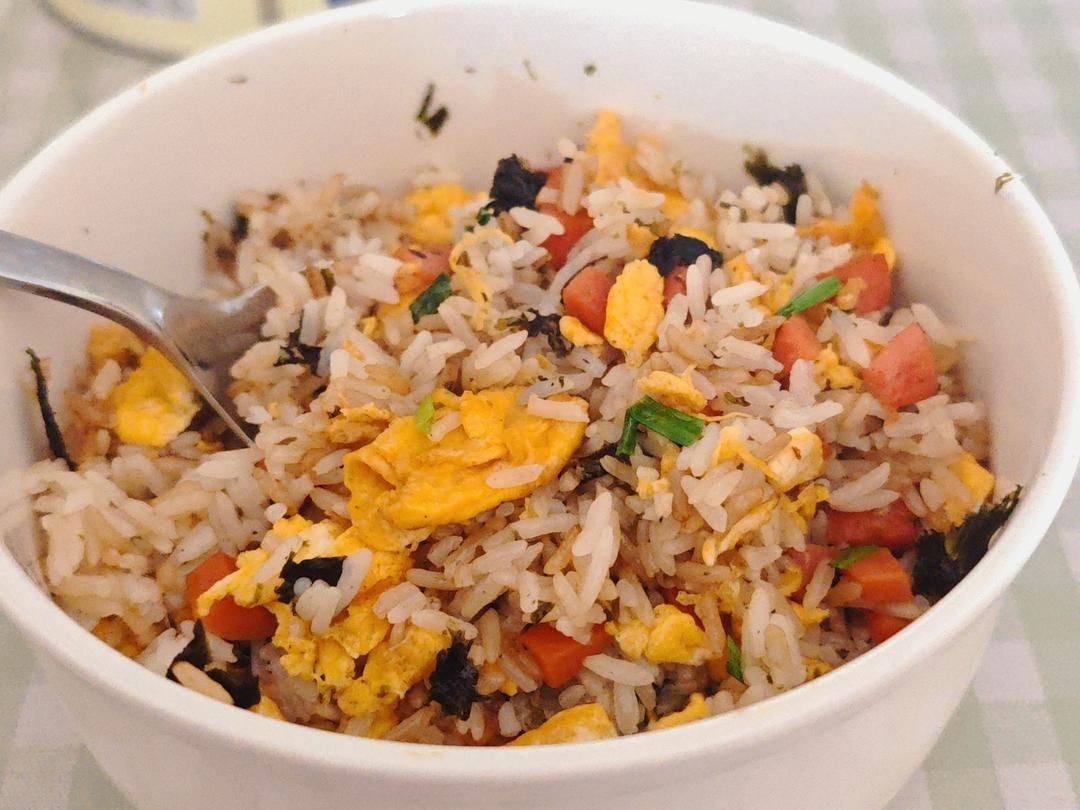 一定试试的！紫菜炒饭