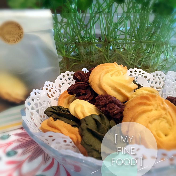 多种口味曲奇（香草、巧克力、抹茶）