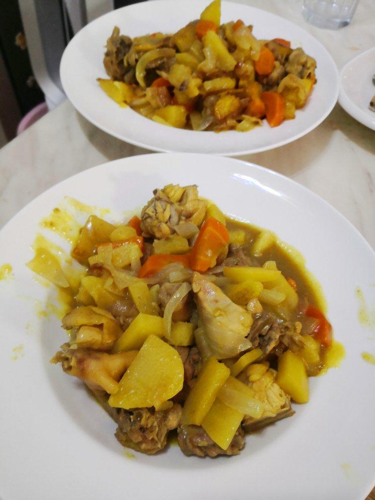超下饭:无油咖喱鸡肉土豆