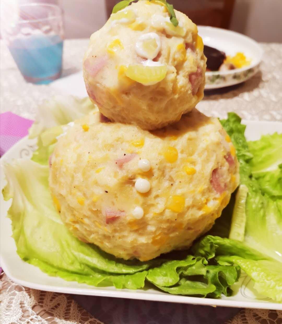 用料很足の土豆泥沙拉