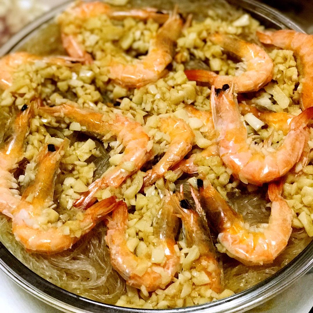 蒜蓉粉丝蒸虾